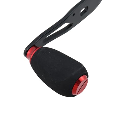 Fishing Baitcasting Reel Handle Replacement Parts (Black Red)