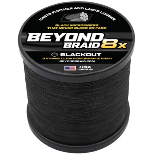 Black 8X 2000 Yards 15LB (Blackout 8X - No Fade / 15LB (2000 Yards))