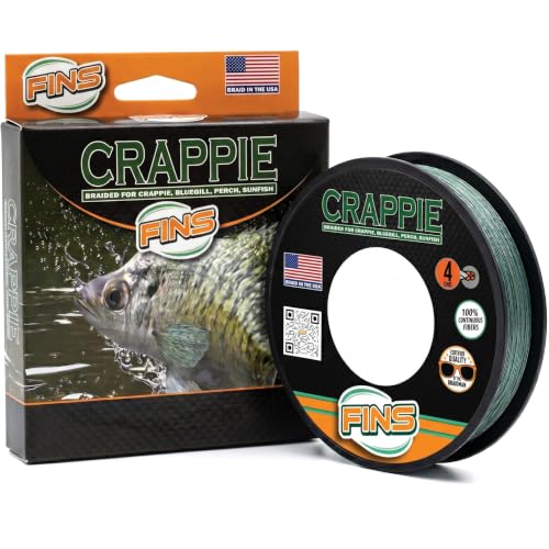 Crappie Braided Fishing Line 4 (Slate Green / 2000 Yards)