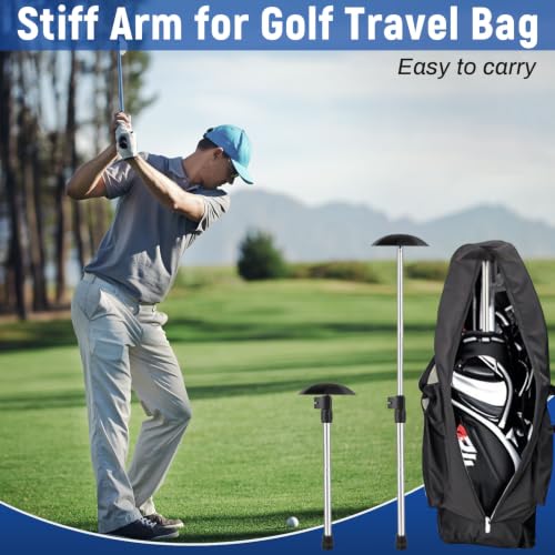 Adjustable Golf Bag Stiff Arm (Silver / 60inch)