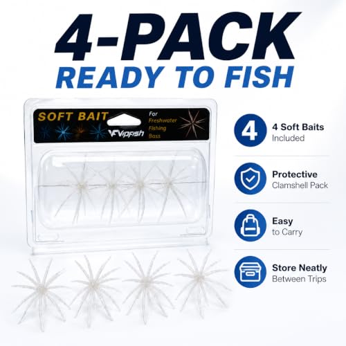 Urchin Baits for Bass Fishing (Ghost Ice Pearl)