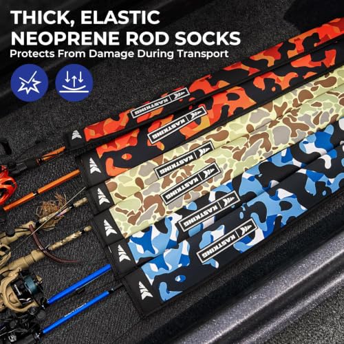 MeshGuard Camo Fishing Rod Sleeves