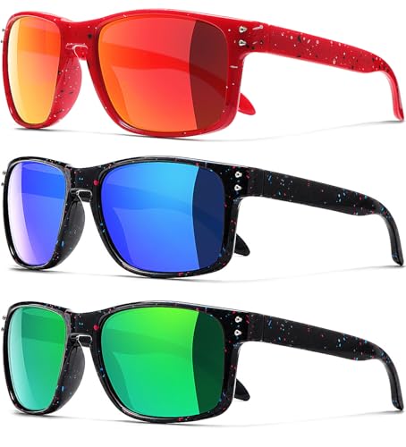 3 Pack Kids Sunglasses Polarized UV Protection Shades for Boys and Girls