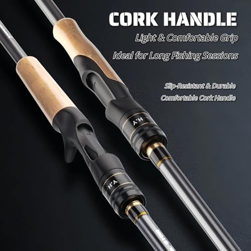 4 Piece Travel Baitcasting Rod