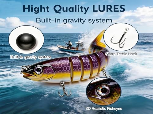 Multi Jointed Swimbait Hard Lure (A2-5.1"-0.7OZ)