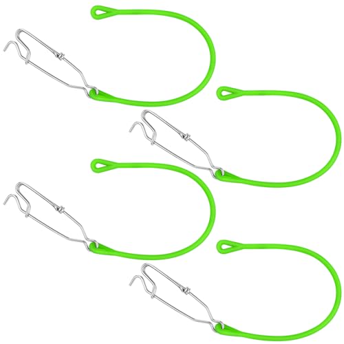 4pcs Fishing Downrigger Weight Snubber with Release Snap