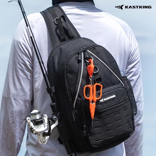 Karryall Fishing Sling Bag With Rod Holder