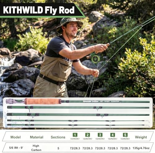 Fly Fishing Rod Combo (Green)