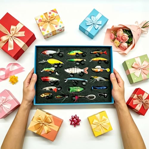41 Pcs Fishing Lures Kit for Bass Trout & Pike (Young Style)