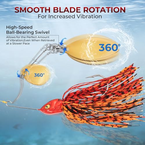 by KastKing Spinner Baits Fishing Lure Kits