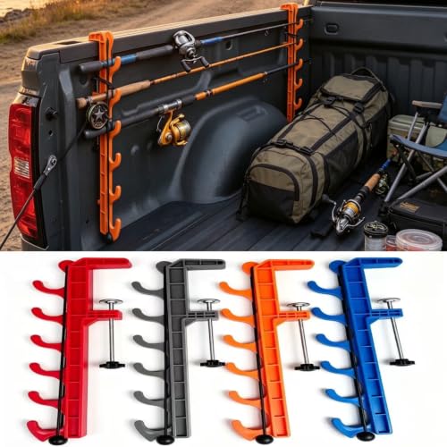 Truck Bed Fishing Rod Holder 2 (Red)