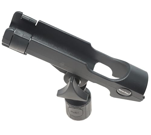 New Upgrade 360 Degrees MiniPort Fishing Rod Holder with Mini Rod Holder