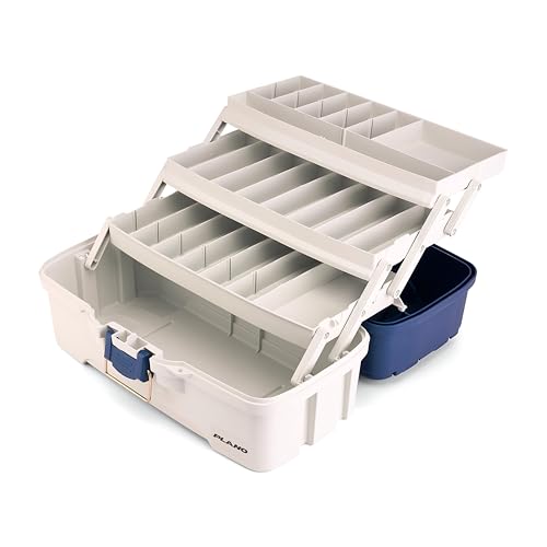 Three Tray Tackle Box (Blue/White / Three-Tray / Three-Tray)