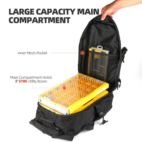 Fishing Backpack with Rod Holder