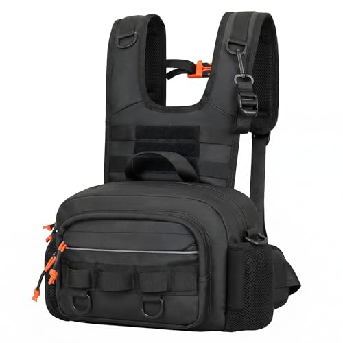 Fishing Chest Pack with Rod Holde