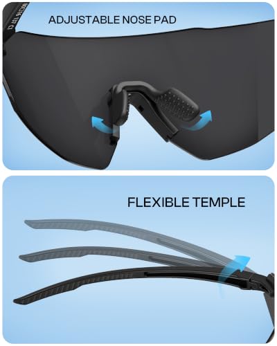 Cat.3 Sports Polarized Sunglasses for Men Women UV400 Protection