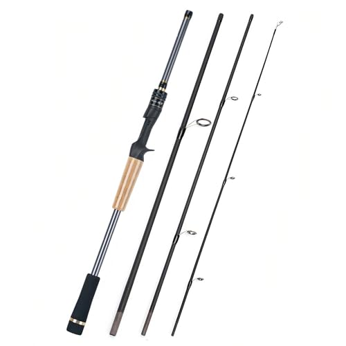 4 Piece Travel Baitcasting Rod