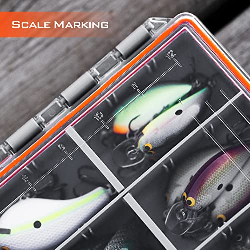 HyperSeal Waterproof Tackle Box (3600 (1 Pack) & 3700 (1 Pack) with compartment)