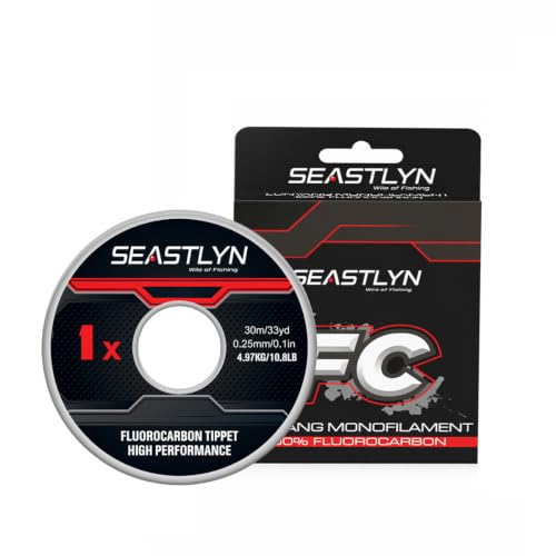 Clear Fluorocarbon Tippet Line (30M-1X)
