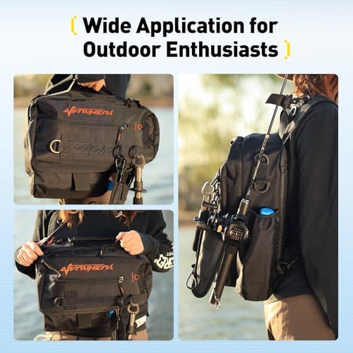 Small Fishing Bag with Rod Strap