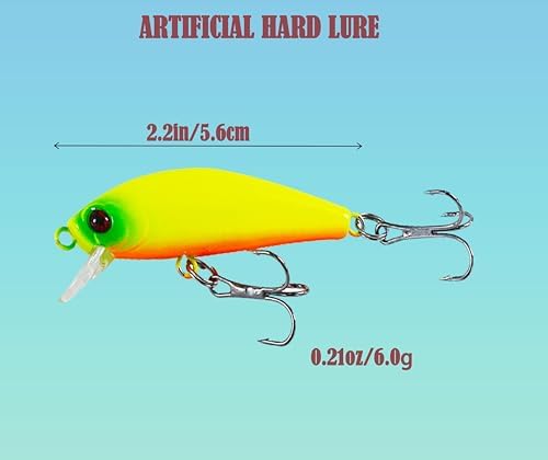 3D Eyes Artificial Crankbait Fishing Lures Kit Jerkbaits for Bass Lures