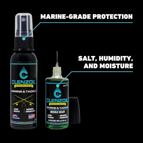 Marine & Tackle Fishing Reel Oil Lubricant (2 oz + 1 oz Combo)