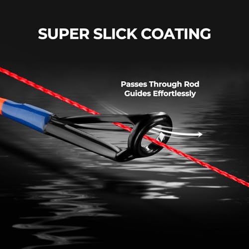 Superpower Braided Fishing Line (X4-Red / 50LB(500 Yds))