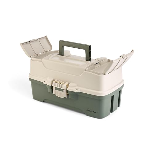 Three Tray Tackle Box (Green/Tan / Three-Tray / Three-Tray)