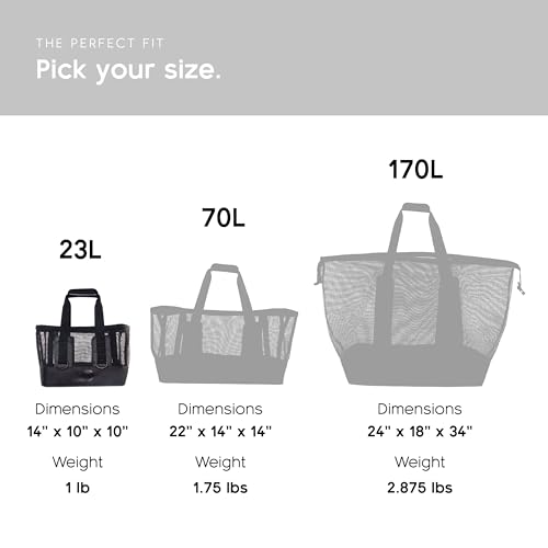 Boat Gear Heavy Duty Outddor CASSI Tote Boat Bag (Black / 23 Liter)