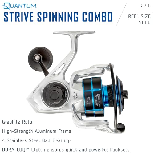 Strive Spinning Reel and Fishing Rod Combo (8'0" / Size 5000 Reel)