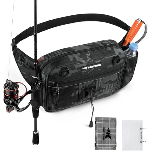 BaitSpace Waist Bag (Black Camo)