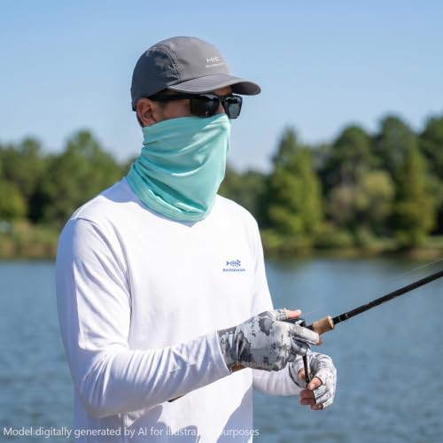 6 Pack UPF 50+ Neck Gaiter Breathable Quick Dry Outdoor Face Mask (6-pack: Collection H)