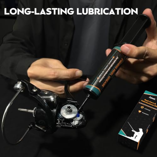 Fishing Reel Care Kit with Needle Oil & Grease
