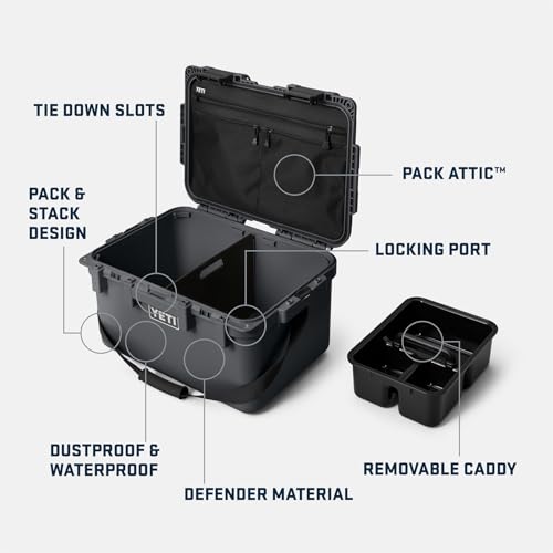 LoadOut 30 GoBox Divided Waterproof Cargo Case (Black / GoBox 30)