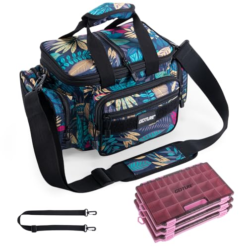 Fishing Tackle Bag with Tackle Boxes