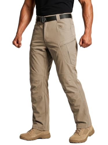 Men's Tactical Pants Ripstop Cargo Hiking Work Pants Kahai M Khaki (Medium / Khaki)