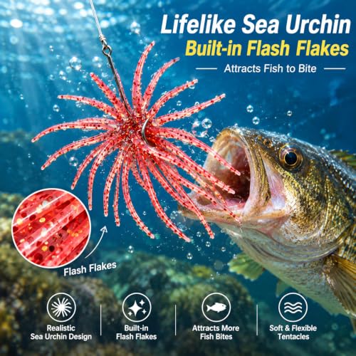 Sea Urchin Soft Bait (15pcs)
