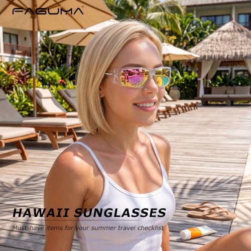 Polarized Sports Sunglasses For Men Women UV400 Protection (（3 Pack）pink+brown+black)