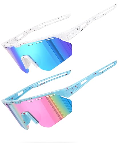 Kids Sunglasses Youth Baseball Sun Glasses for Boys Girls Cycling Sports UV400 Protection Goggles Ages 3