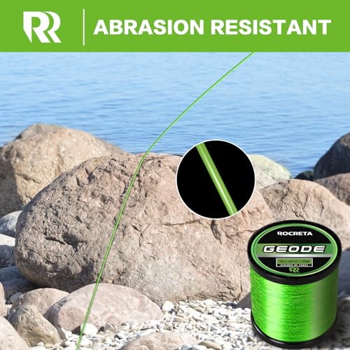 Geode Monofilament Fishing Line (GREEN / 20LB(1200YDS))