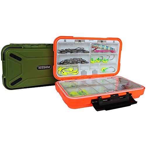 SMALL Fishing Tackle Box (Orange (Size: 7.8" L X 4.2" W X 1.8" H))