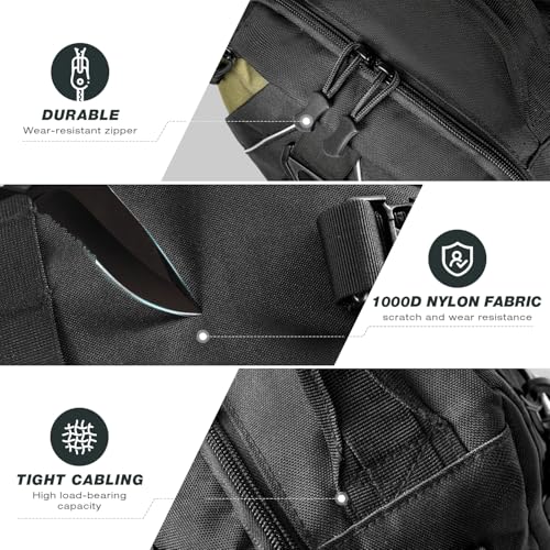 Fishing Tackle Backpack with Tackle Boxes Rod Holder Fishing Bag