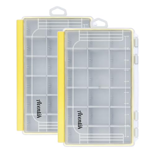 Waterproof Fishing Tackle Box Organizer with Removable Dividers Sturdy Lure Storage Box and Terminal Tackle Storage 3600 Tackle Trays