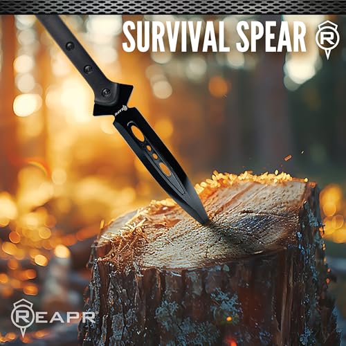 44" Fixed Blade Stainless Steel Throwing Spear