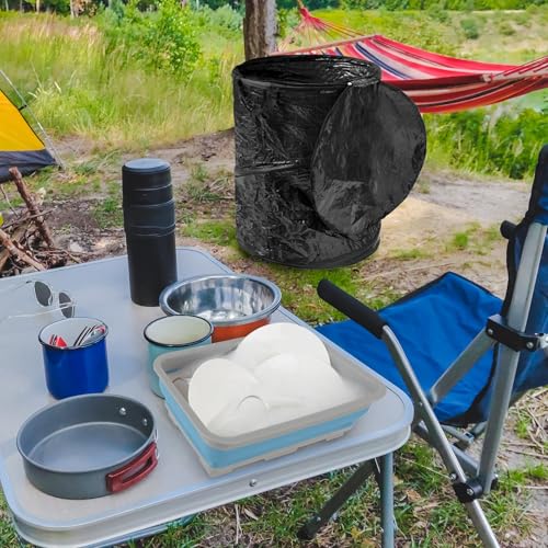 Collapsible Trash Can (Black / 44-Gallon)