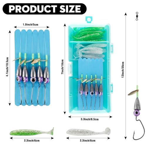 10PCS Texas Rigs Kit for Bass Fishing