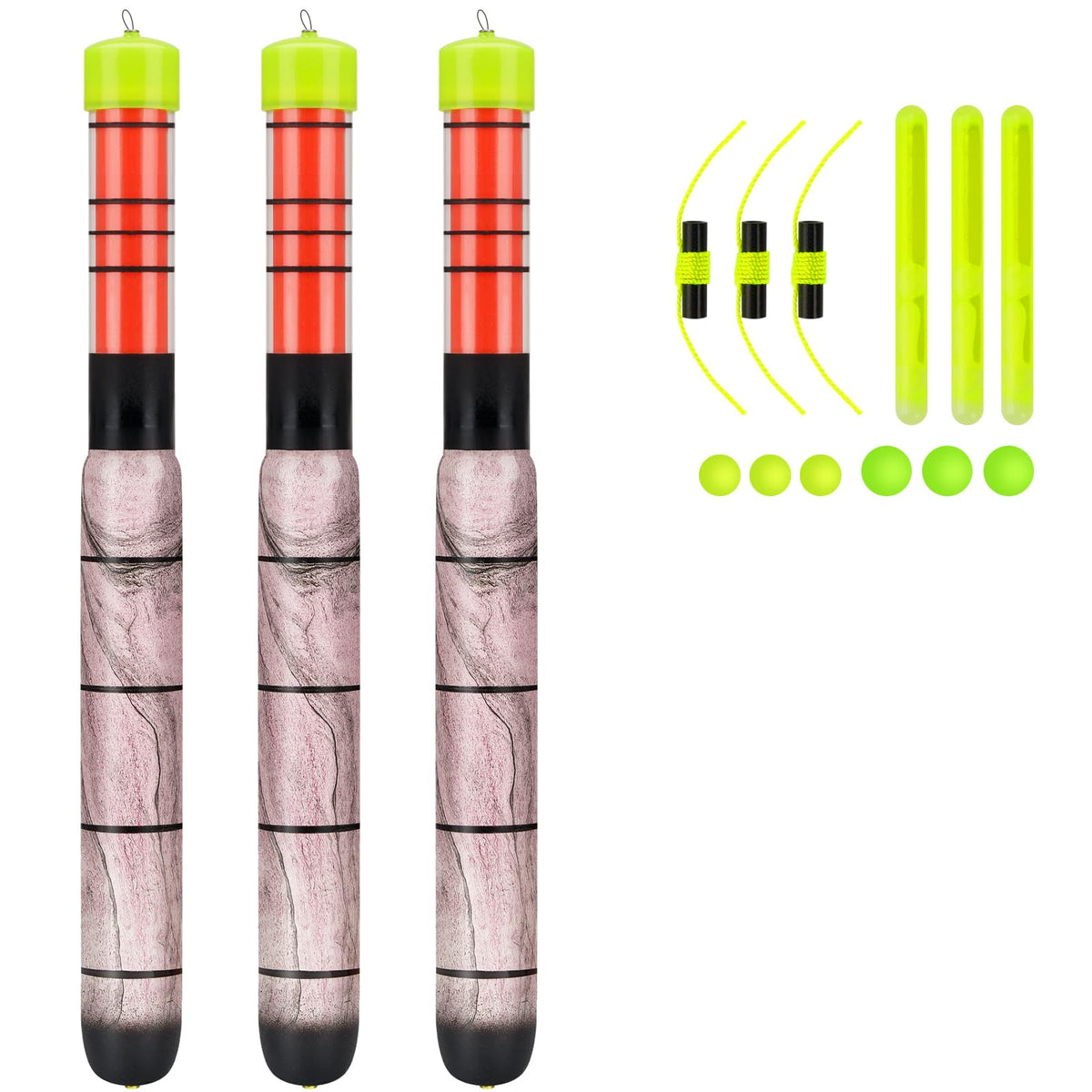 Lighted Fishing Floats (A-Lighted Bobber w/ Glow Stick / 10-Inch)