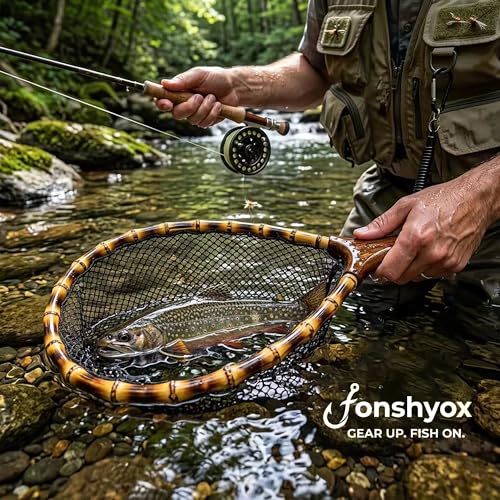 Fly Fishing Net (Deep Fire-cured)