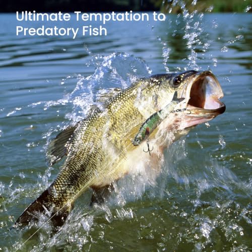5 pcs Multi Jointed Swimbaits (5 pcs Swimbaits Dark Set)
