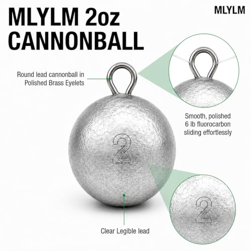 12 Pack 2 oz Cannonball Sinkers